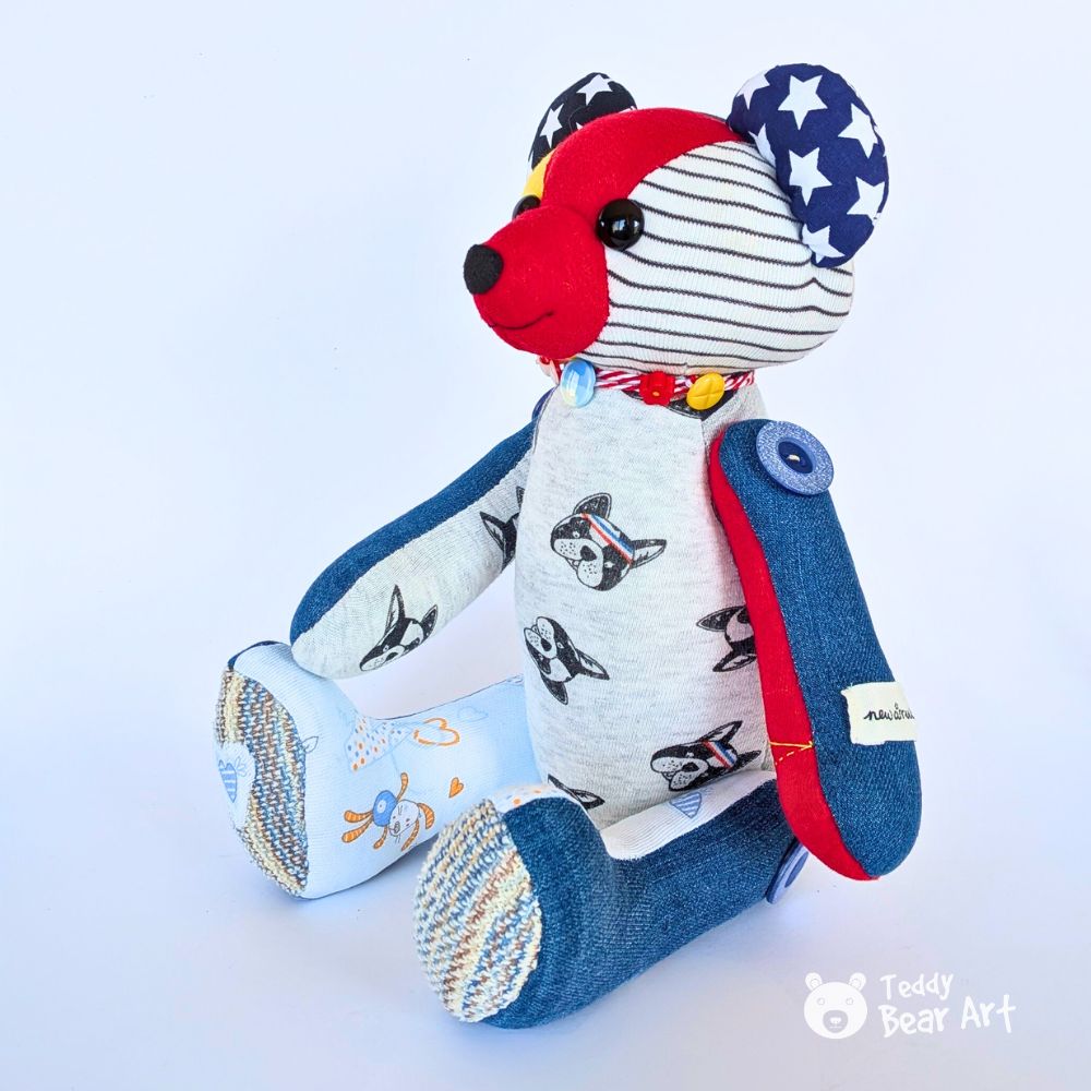 Memory Bear Sewing Pattern from Baby Clothes