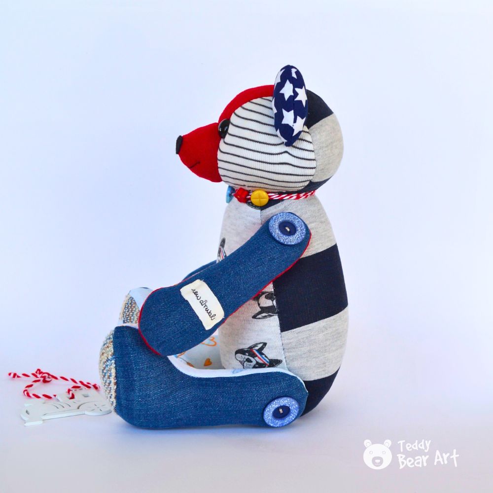 Memory Bear Sewing Pattern from Baby Clothes