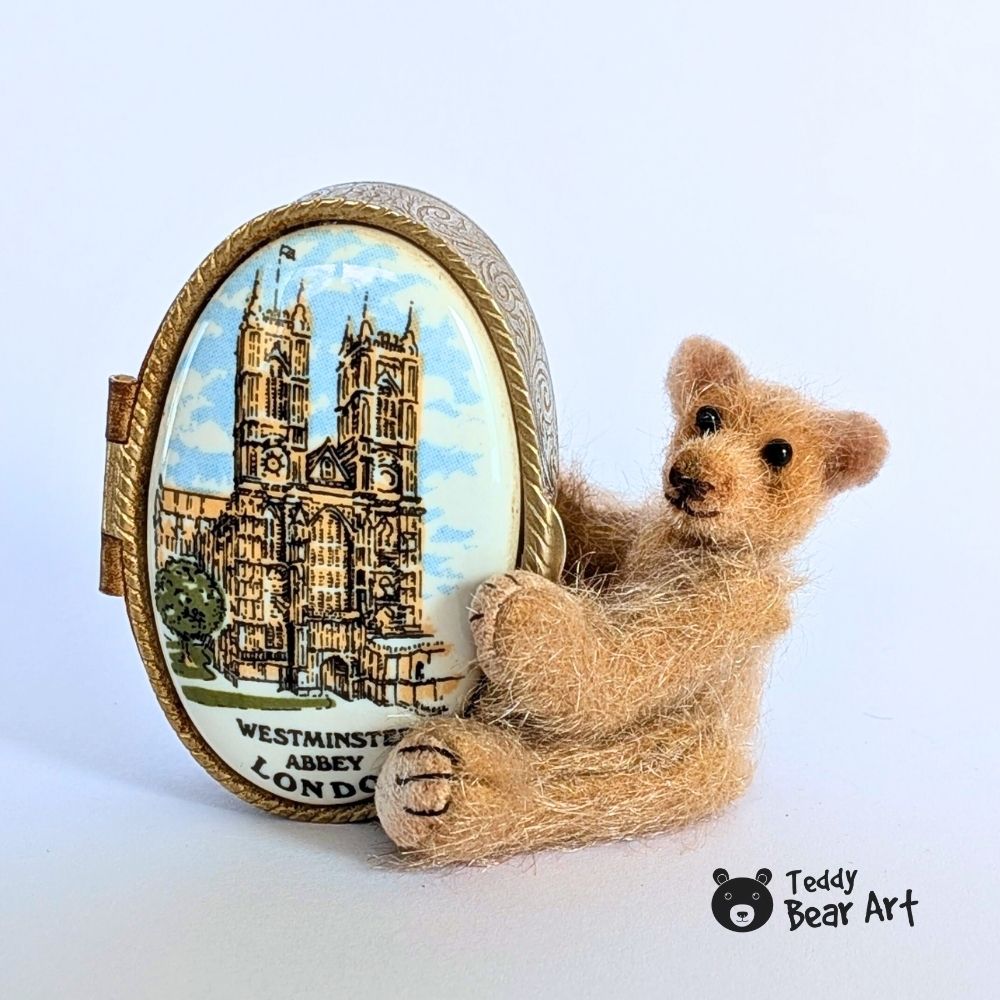 Mini Teddy Bear Sewing Pattern, Free 2 Inch 5 cm Fully Jointed Design