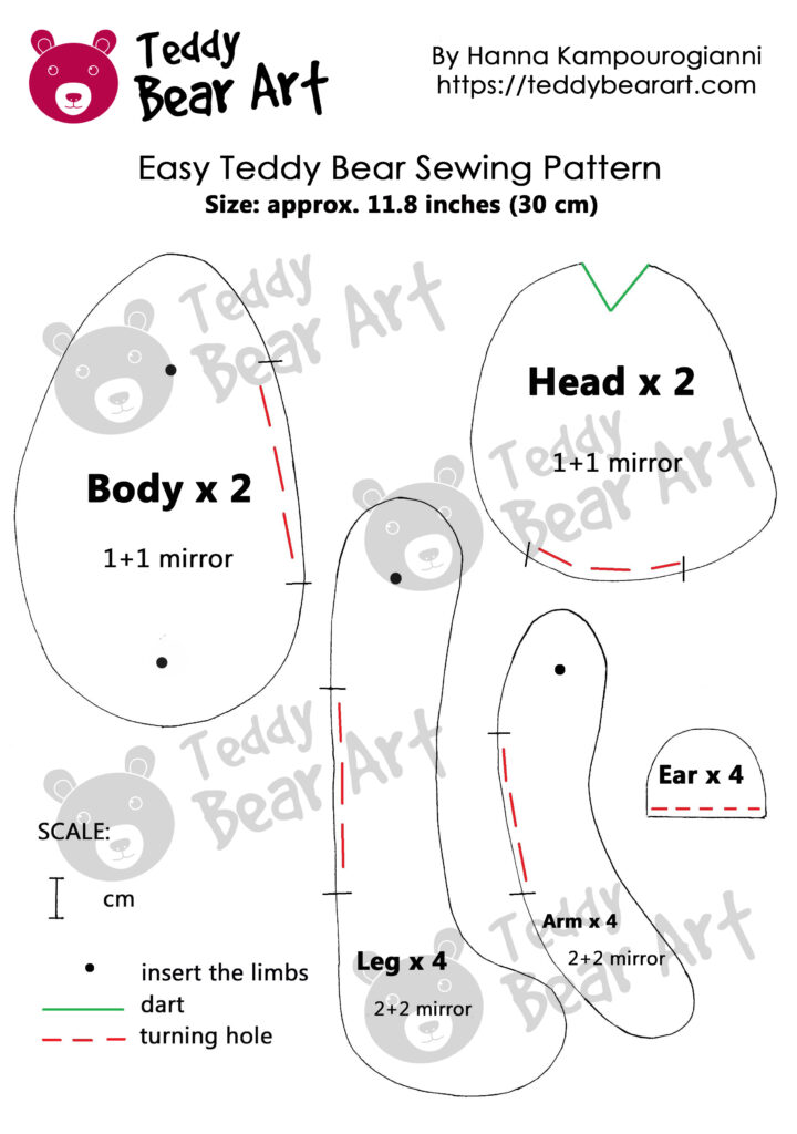 Easy Teddy Bear Sewing Pattern: A Beginner’s Guide - Teddy Bear Art