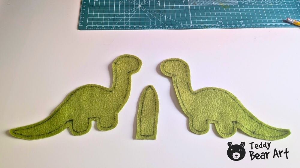 How to Sew a Dinosaur Plush: Free Easy Pattern for Beginners