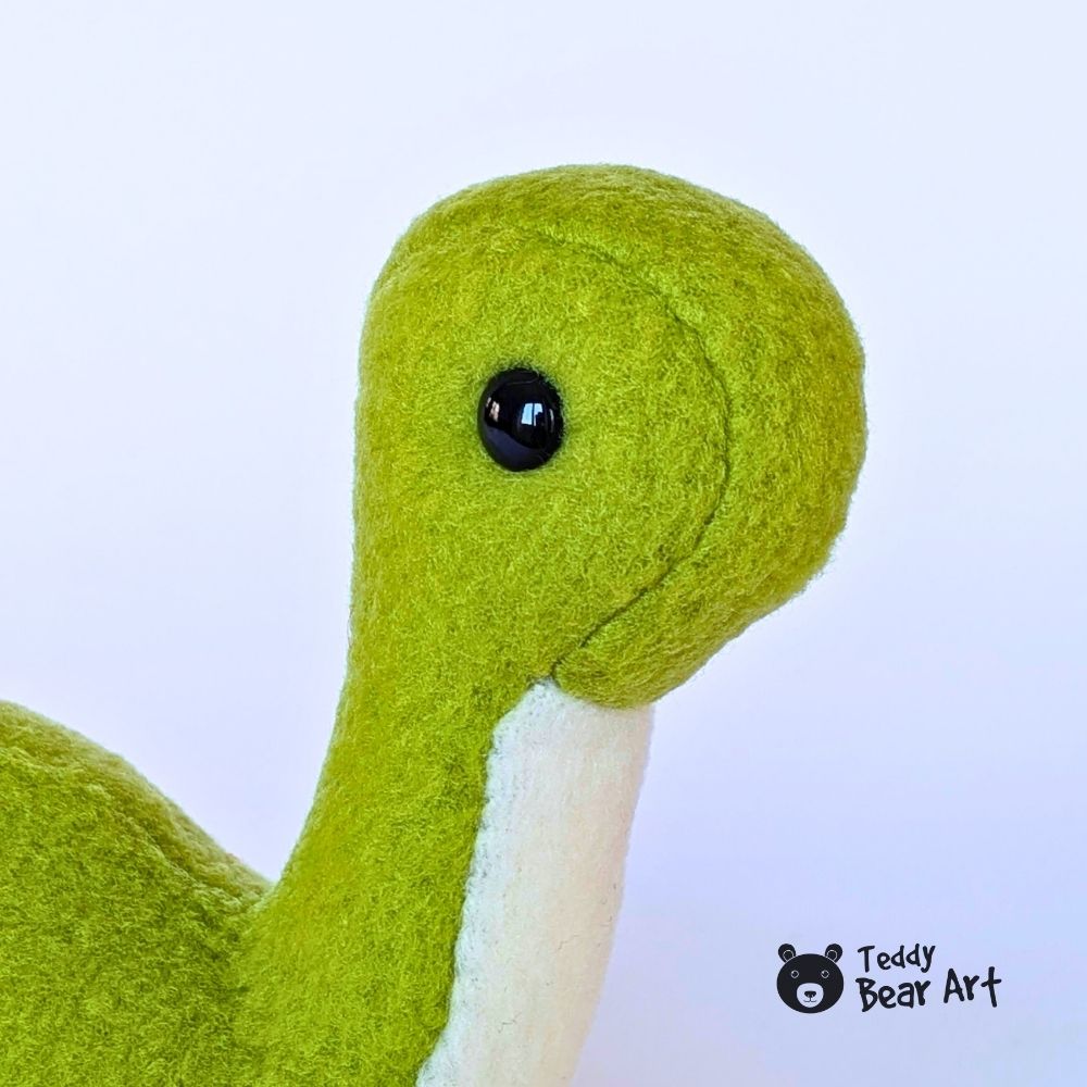 How to Sew a Dinosaur Plush: Free Easy Pattern for Beginners