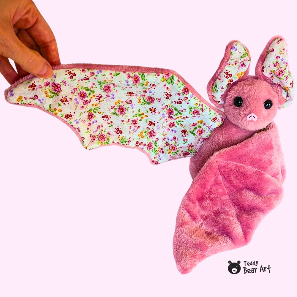 Blush Petal Bat Plushie