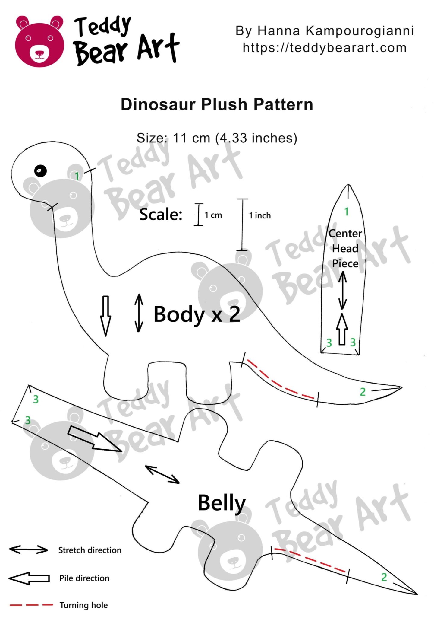 Easy Plushie Patterns for Beginners - Teddy Bear Art