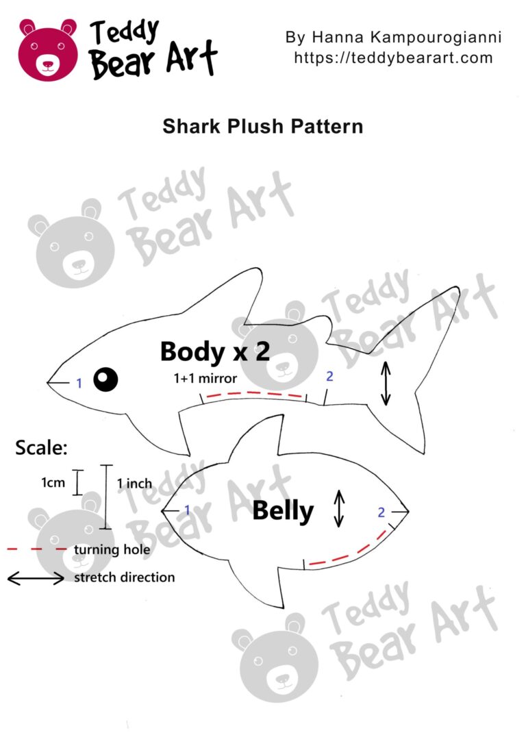 Easy Plushie Patterns for Beginners - Teddy Bear Art