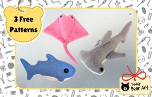 3 Free Sea Animal Sewing Patterns To Make From Fleece