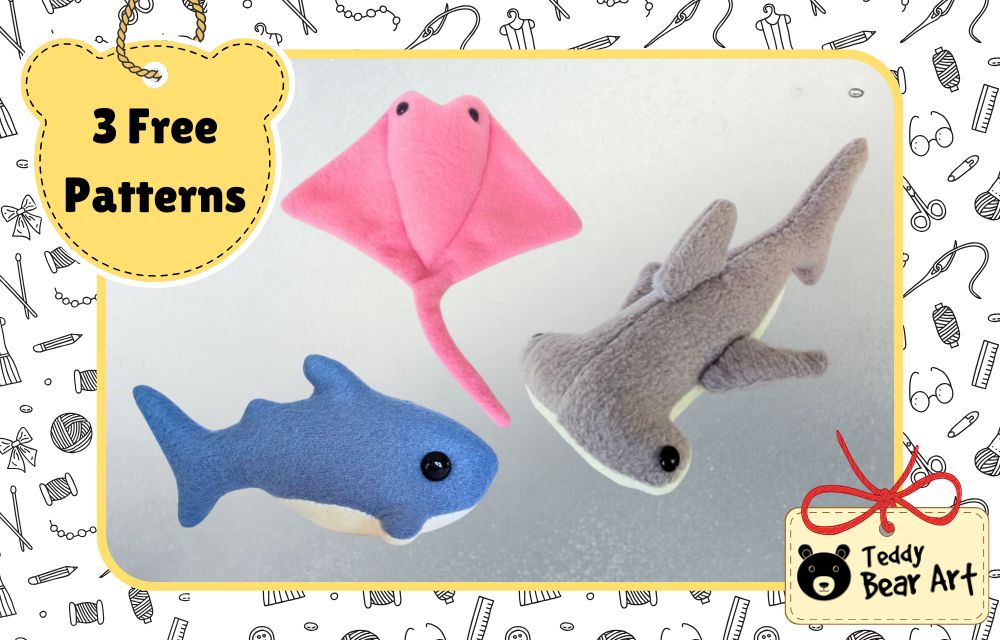 3 Free Sea Animal Sewing Patterns To Make From Fleece