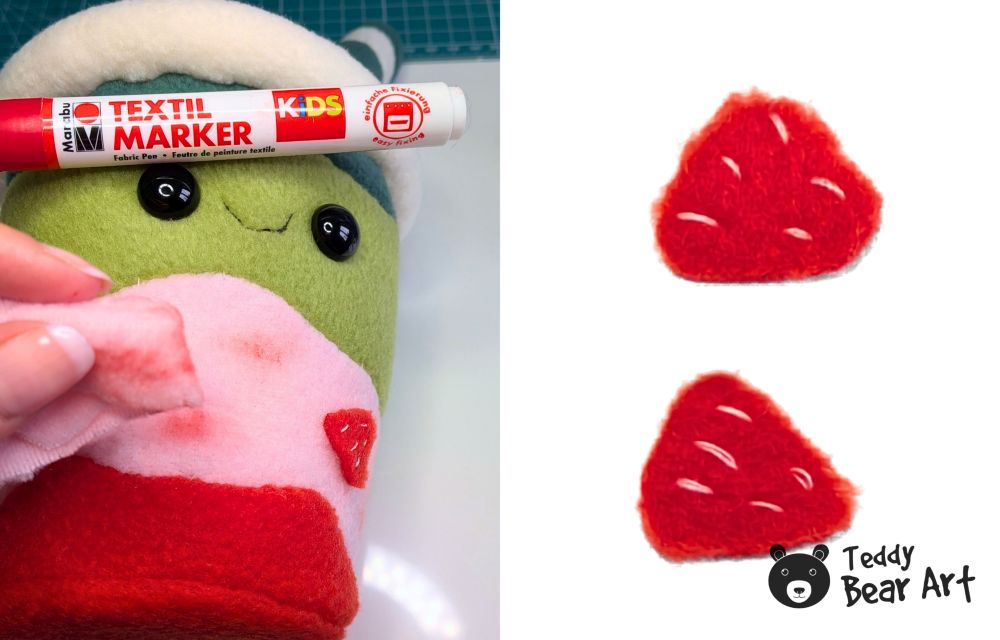 Drink Plushie DIY Tutorial: Free Strawberry Matcha Latte Sewing Pattern