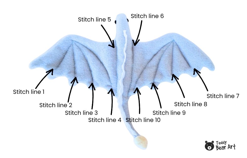 Easy Dragon Sewing Pattern Free Template (Fleece Plush Tutorial)
