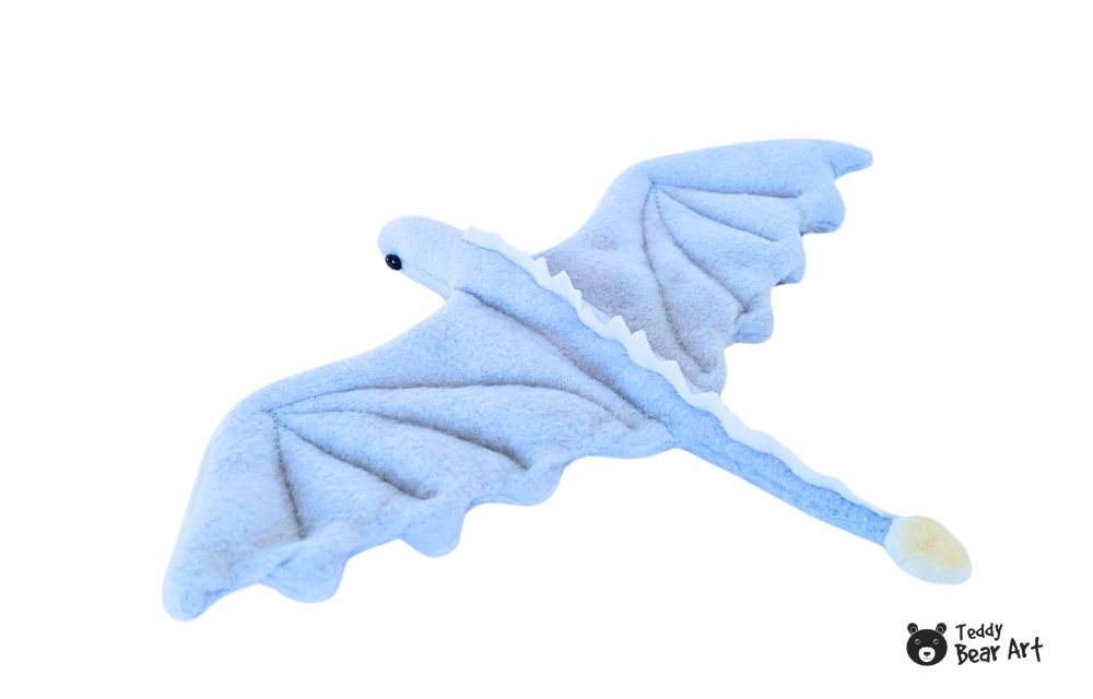 Easy Dragon Sewing Pattern Free Template (Fleece Plush Tutorial)