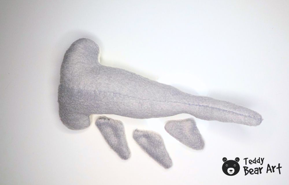 Hammerhead Shark Sewing Pattern Tutorial: Free Fleece Plush Guide