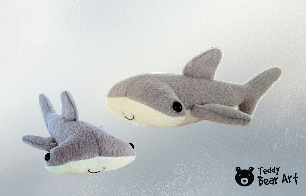 Hammerhead Shark Sewing Pattern Tutorial: Free Fleece Plush Guide