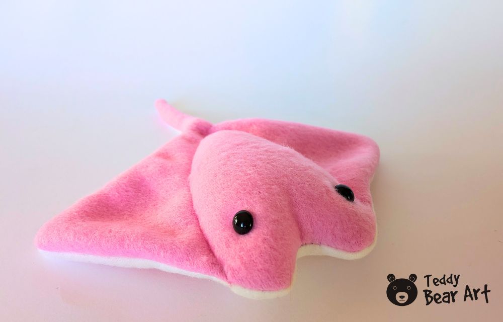 How to Sew a Manta Ray Plush: Free Easy Fleece Pattern for Beginners