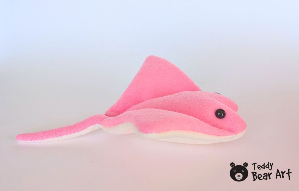 How to Sew a Manta Ray Plush: Free Easy Fleece Pattern for Beginners