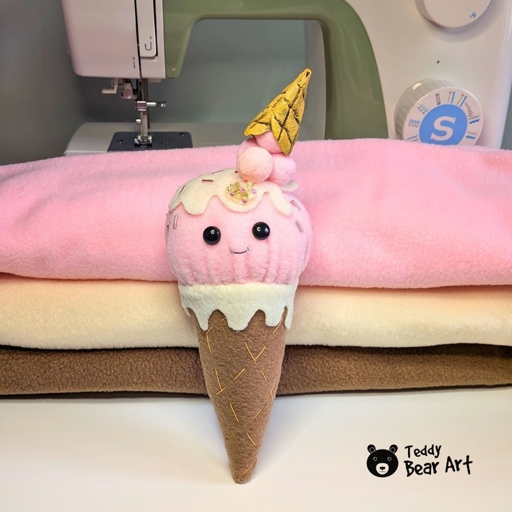 How to Sew Plush Dessert Toys: 3 Easy Patterns With Free Templates