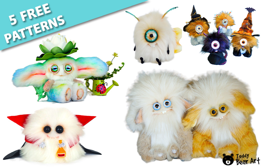 Monstrously Cute: 5 Free Sewing Monster Patterns You Need to Try