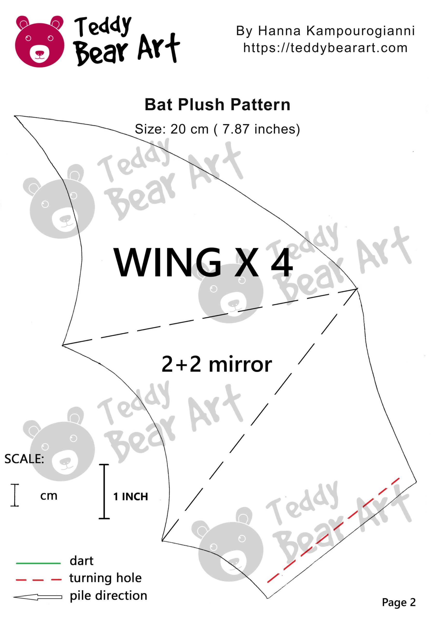 5 Free Bat Patterns For Sewing Modern Plushies From A Teddy Bear Artist