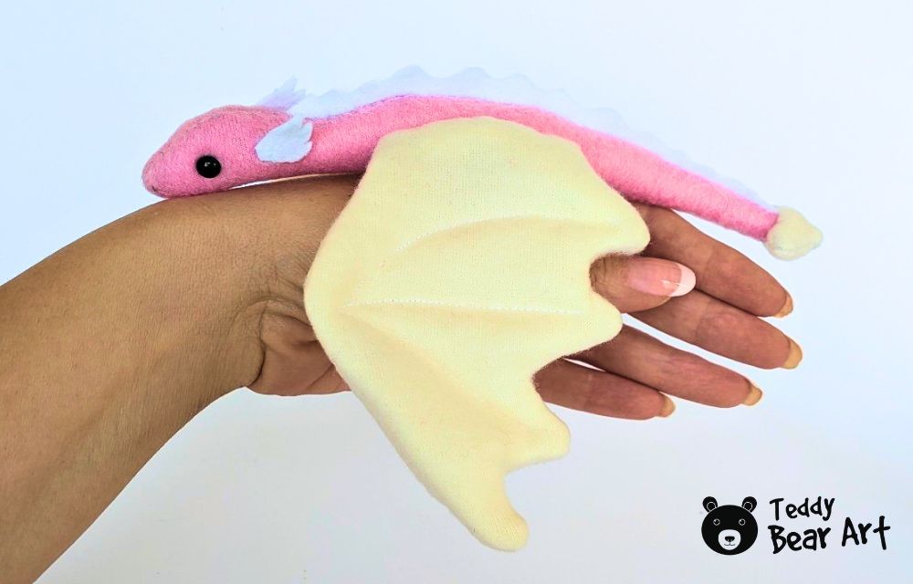 Free Dragon Plushie Pattern for Beginners To Sew