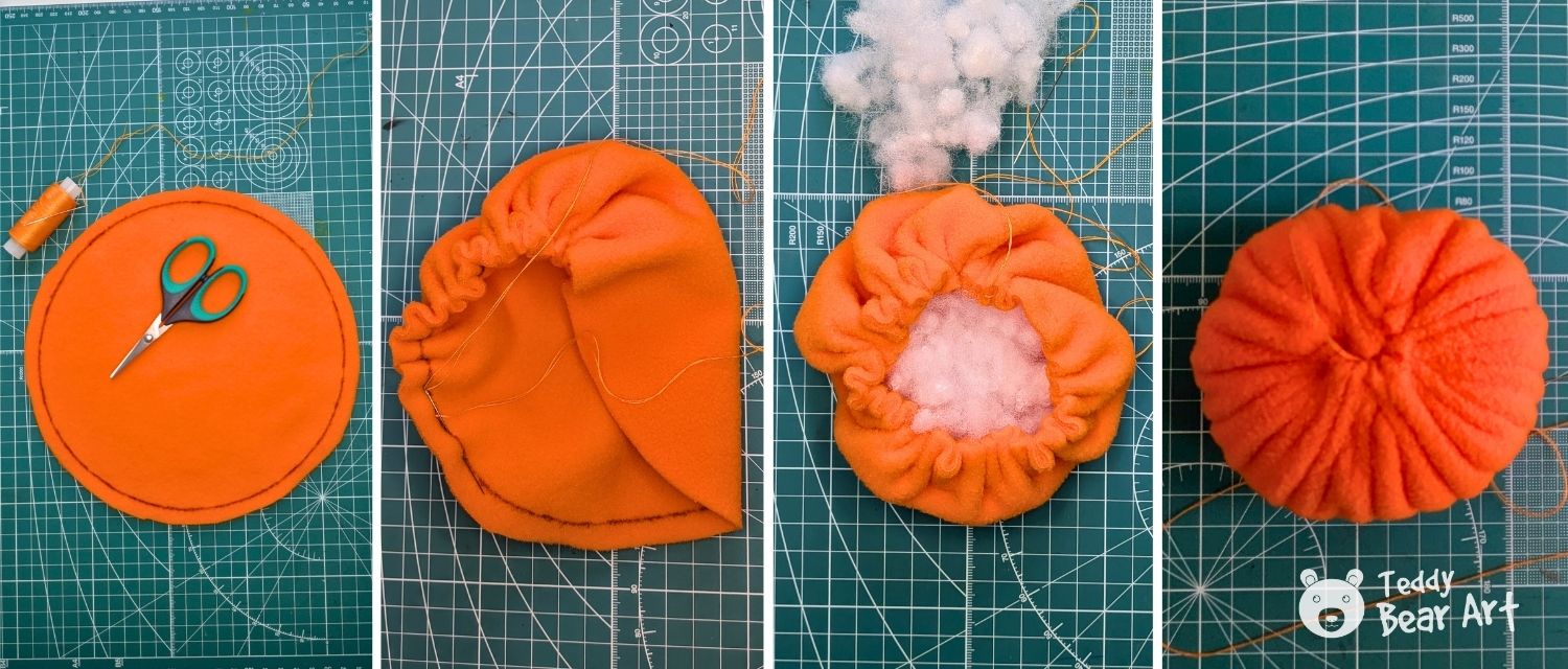 Free Pumpkin Plush Sewing Pattern for Beginners: Easy Fleece Tutorial