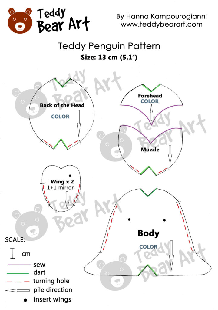 Gift Idea: Handmade Penguin Teddy Using our Free Pattern and Guide