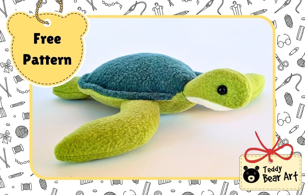 How to Sew a Turtle Plush With a Free Pattern