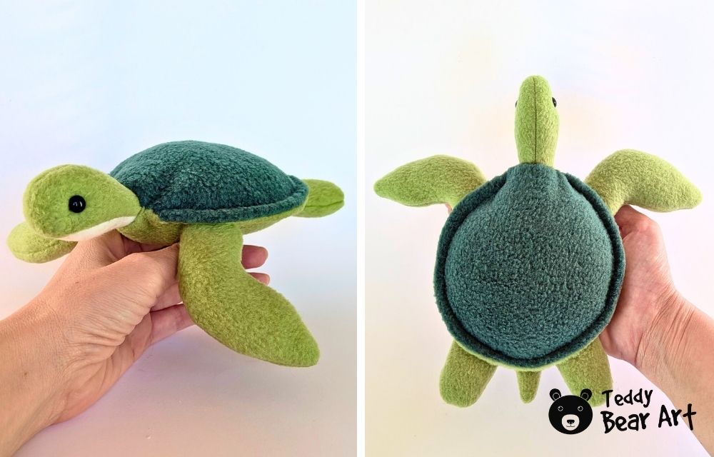 How to Sew a Turtle Plush With a Free Pattern