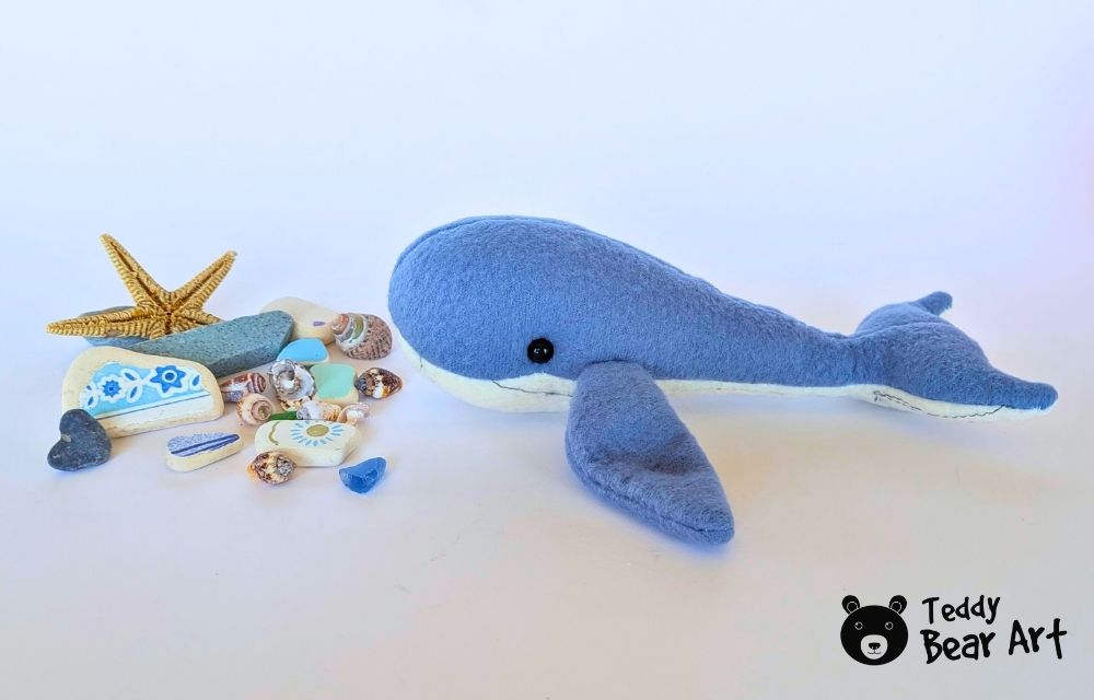 Whale Plushie Sewing Tutorial With A Free Pattern