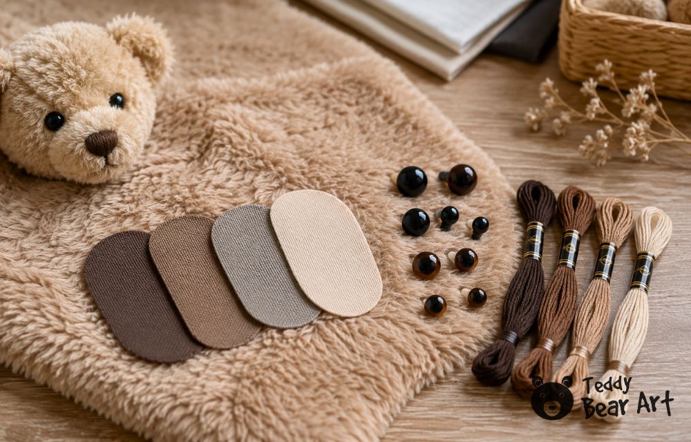 15 Teddy Bear Colors for Modern Sewing: Palettes for Cotton, Fleece, Faux Fur, and Mohair