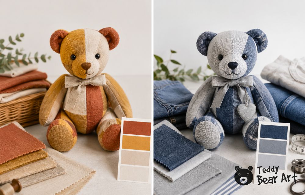 15 Teddy Bear Colors for Modern Sewing: Palettes for Cotton, Fleece, Faux Fur, and Mohair