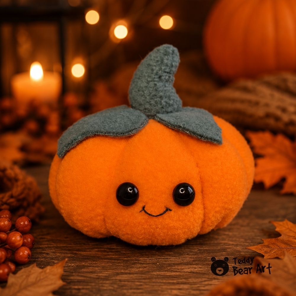 3 Easy Halloween Plush Patterns to Sew: Ghost, Bat, and Pumpkin