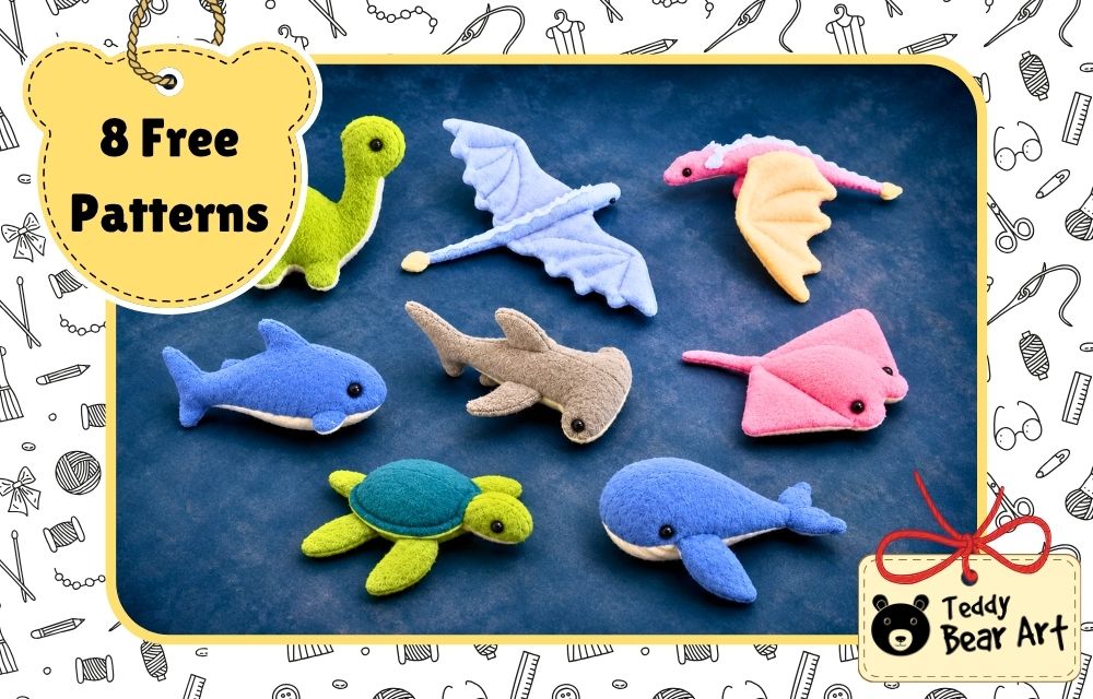 8 Simple Stuffed Animal Sewing Patterns With Pictures