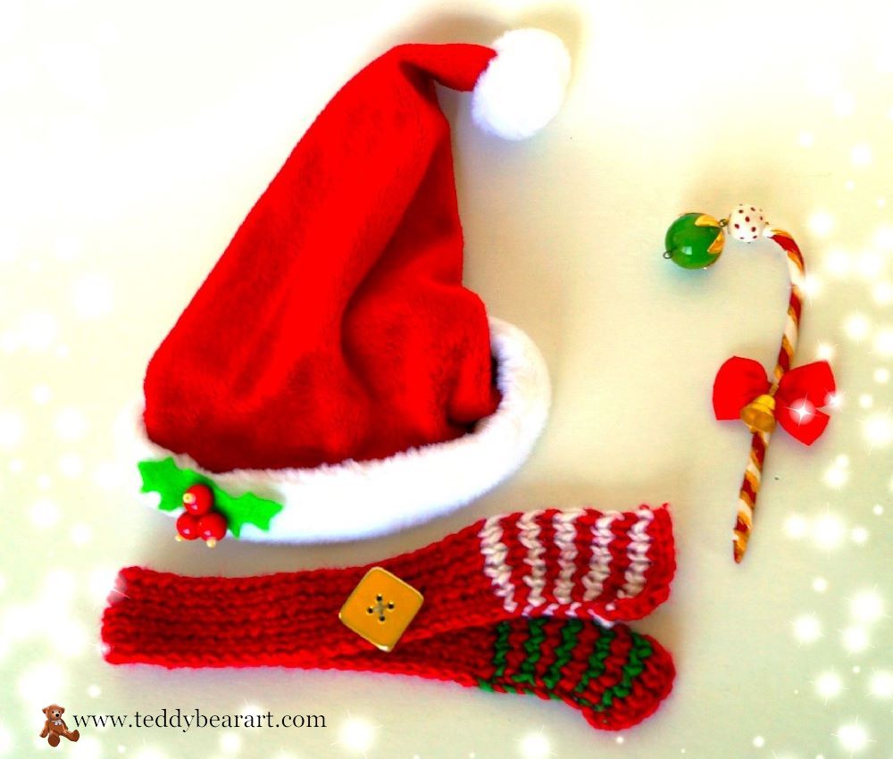 Cozy Creations: Striped Teddy Bear Scarf Knitting Patterns