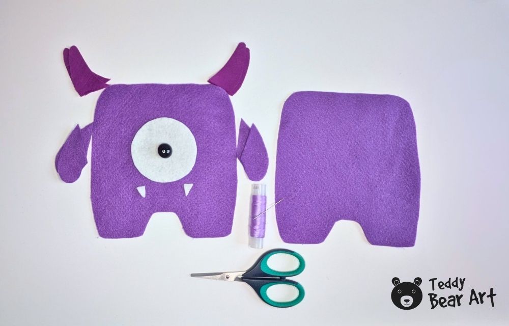 Easy DIY Felt Monster Stuffie: Free Sewing Pattern