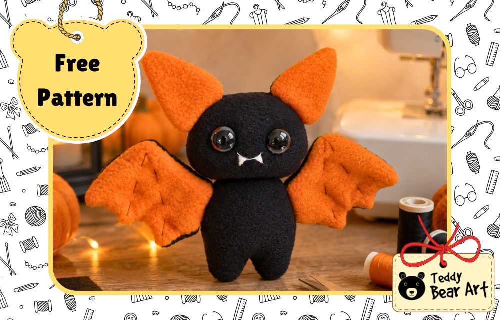 Free DIY Bat Soft Toy Pattern: Easy Sewing Tutorial
