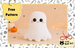 Free Ghost Plushie Sewing Pattern: Cute DIY Halloween Tutorial