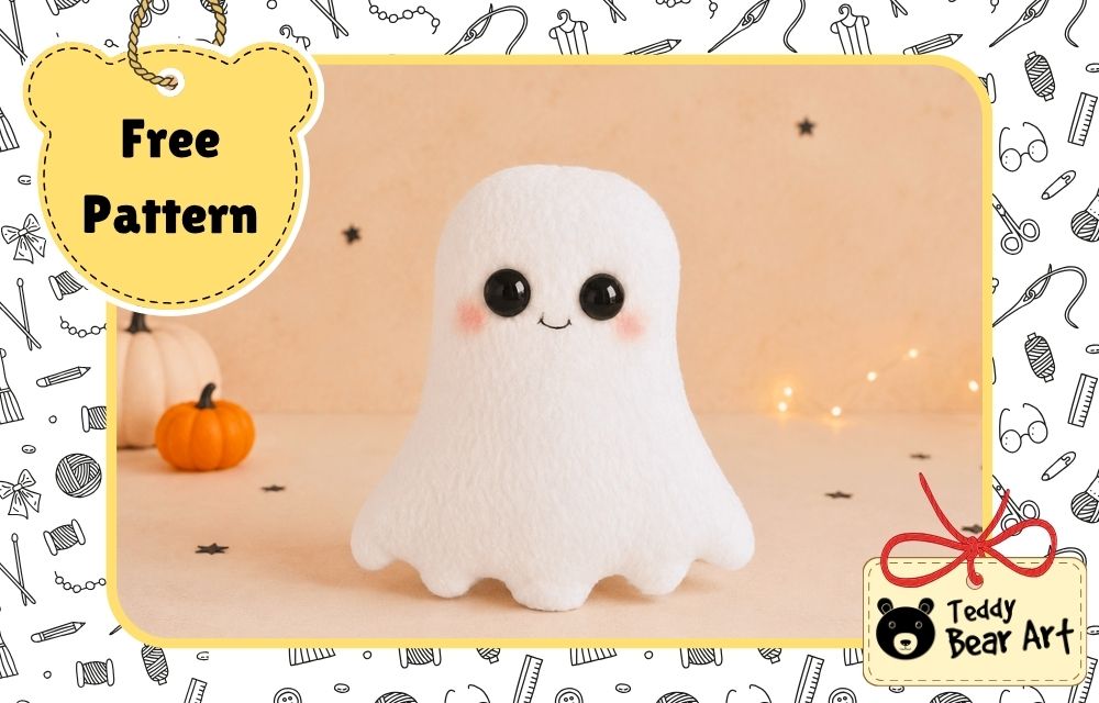 Free Ghost Plushie Sewing Pattern: Cute DIY Halloween Tutorial