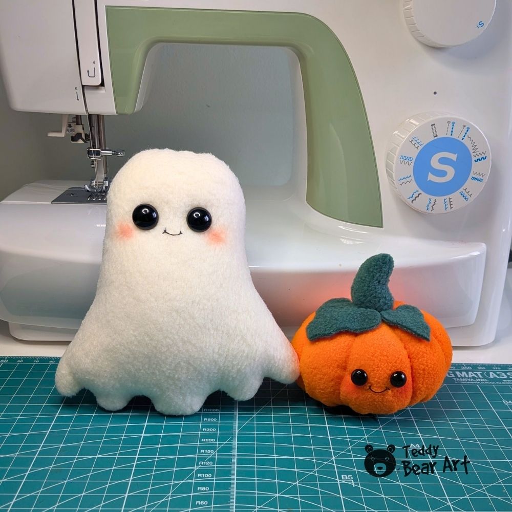 Free Ghost Plushie Sewing Pattern: Cute DIY Halloween Tutorial