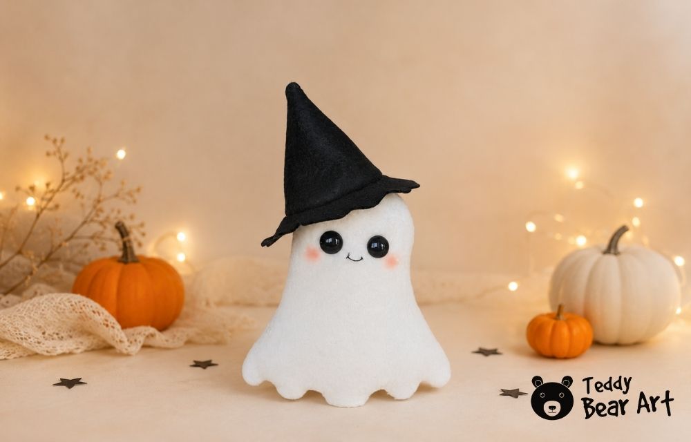 Free Ghost Plushie Sewing Pattern: Cute DIY Halloween Tutorial