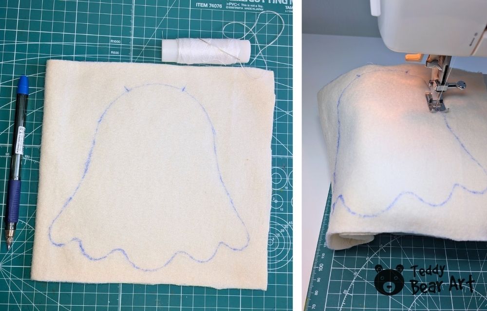 Free Ghost Plushie Sewing Pattern: Cute DIY Halloween Tutorial