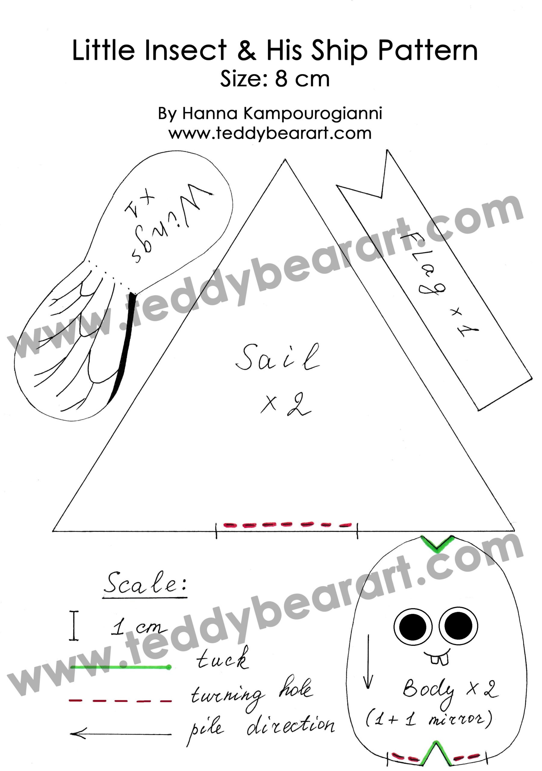 Free Insect Plush Sewing Pattern & Tutorial