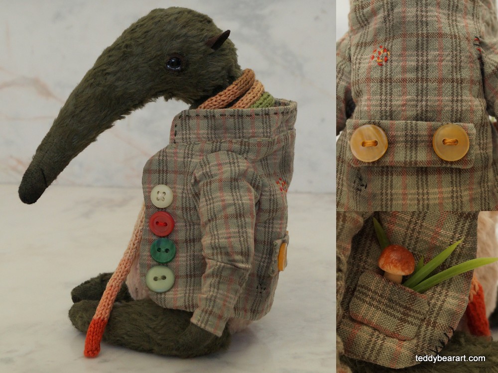 Free Jointed Teddy Bear Pattern Anteater