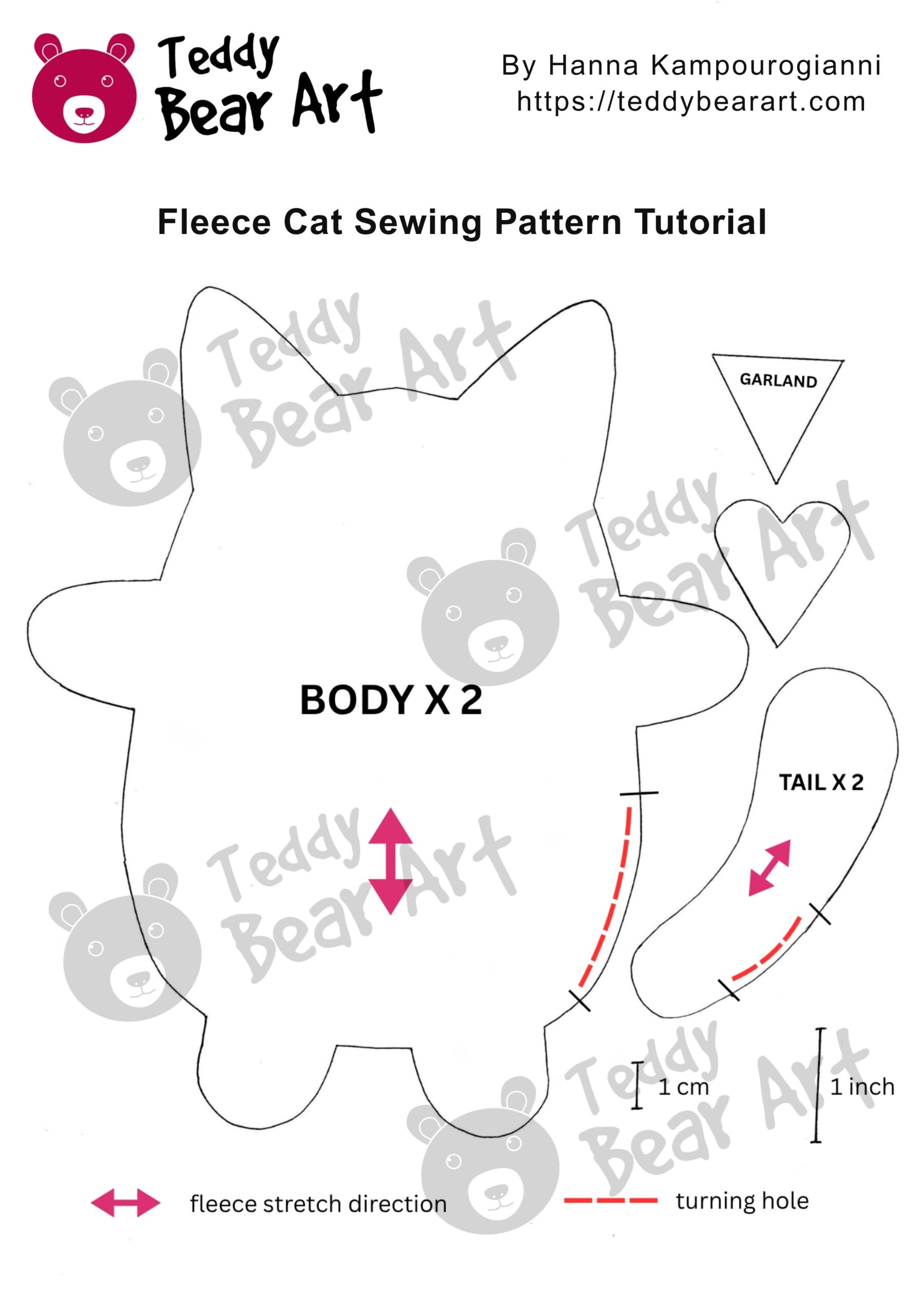 3 Free Sewing Patterns for Cute Animals: Mouse, Cat, and Goose
