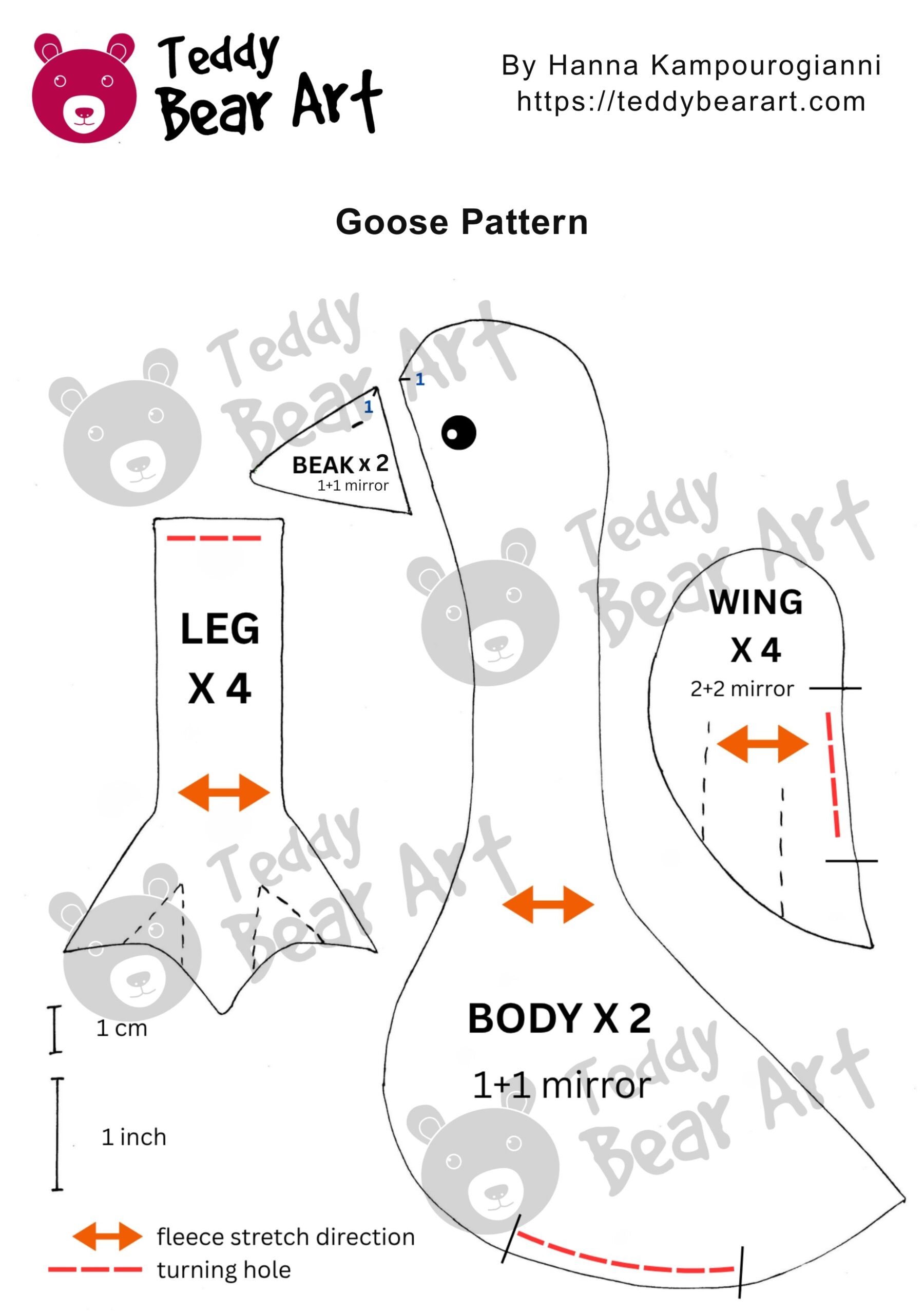 3 Free Sewing Patterns for Cute Animals: Mouse, Cat, and Goose