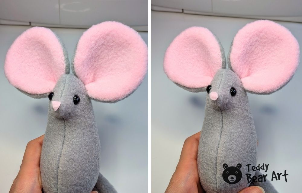 Free Fleece Mouse Sewing Pattern and Tutorial