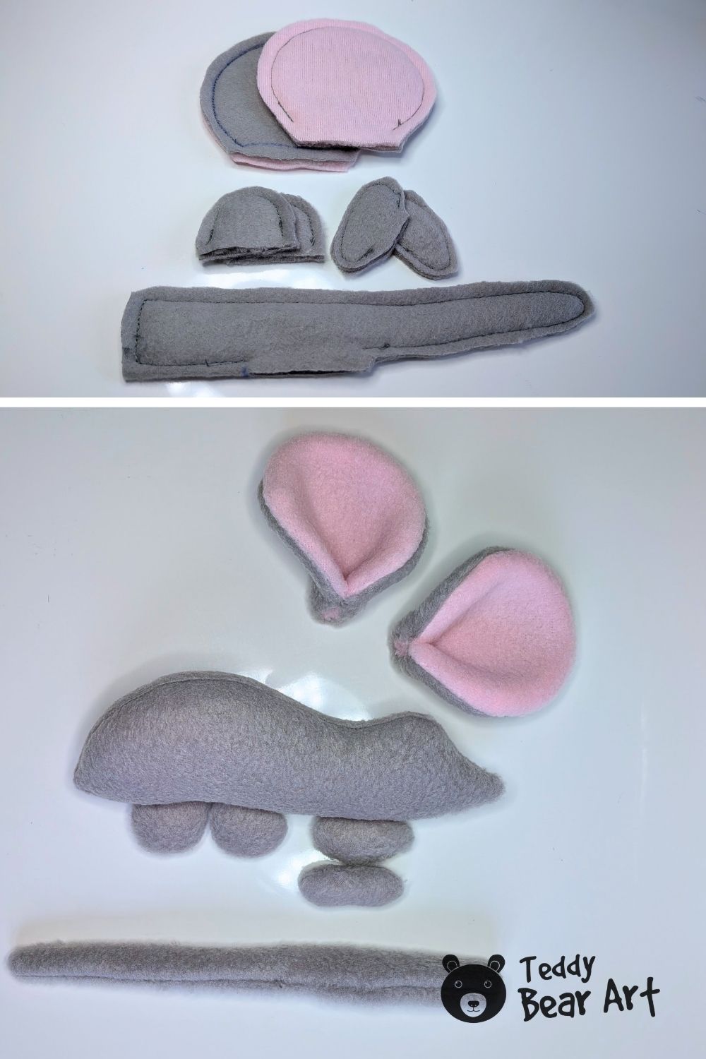 Free Mouse Lying Down Sewing Pattern: Easy Tutorial for Beginners