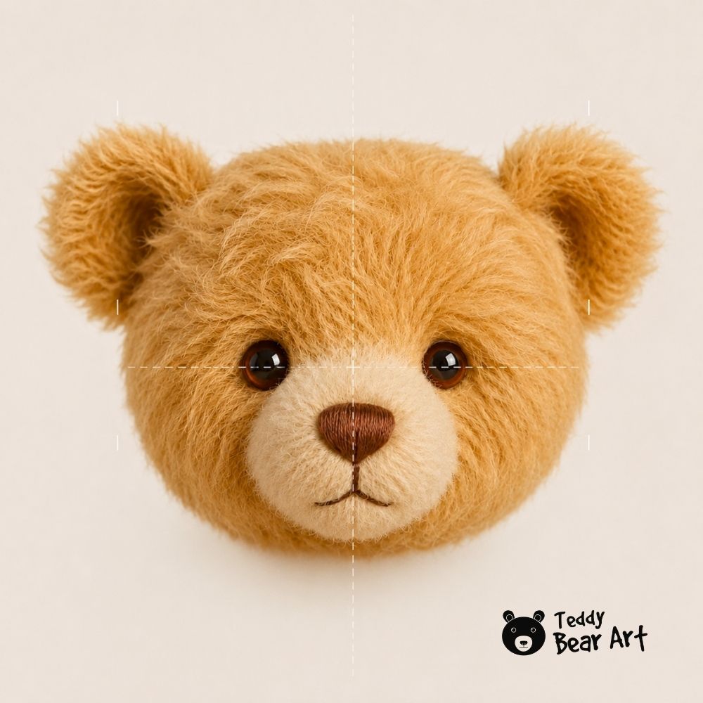 How to Sew a Teddy Bear Face for a Cute, Balanced Look