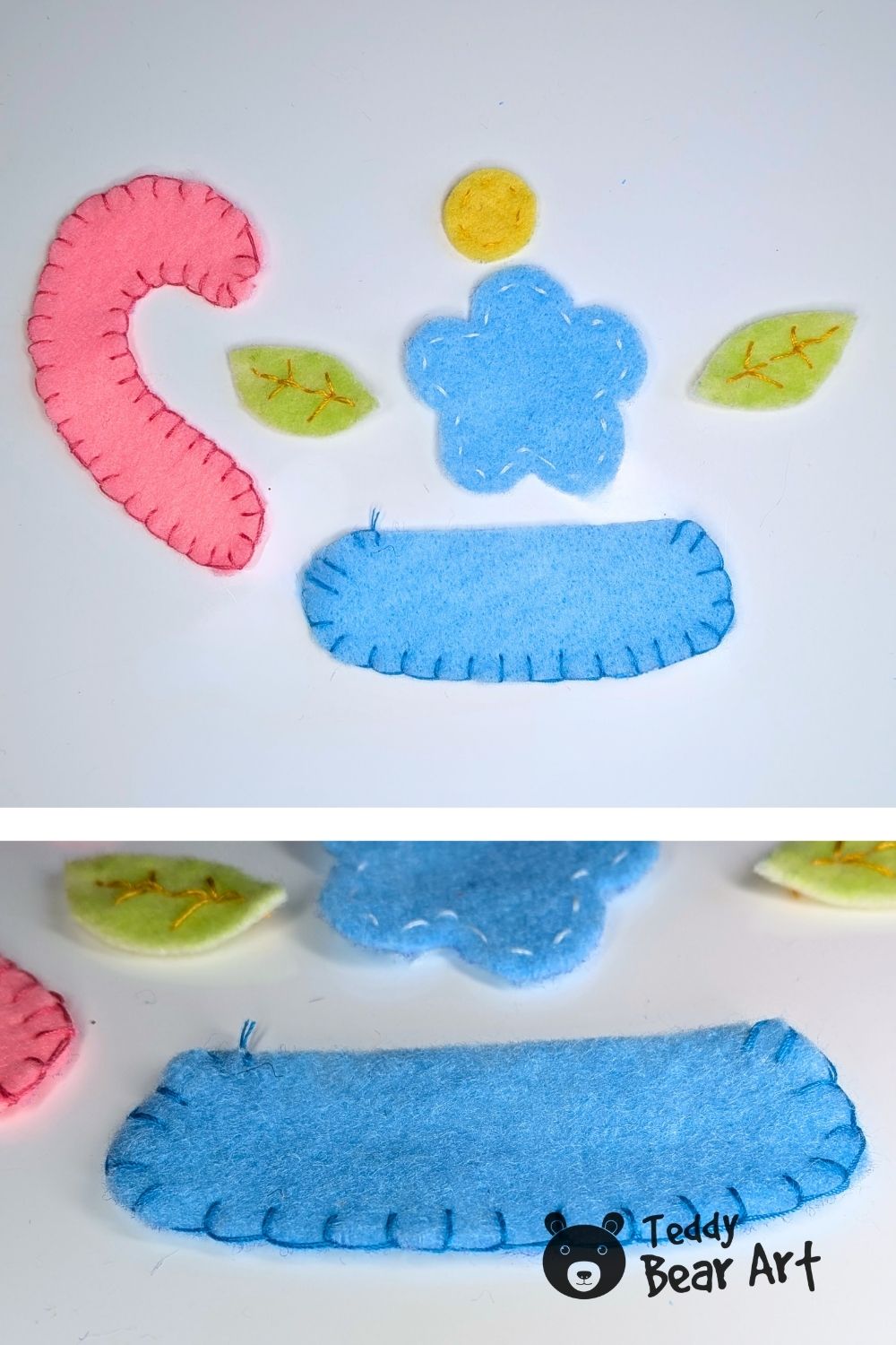 Felt Cat Sewing Pattern: Free Cat in a Cup Tutorial
