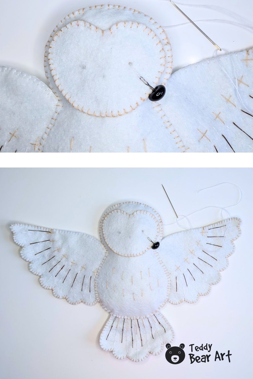 Free Felt Owl Sewing Pattern Tutorial for Beginners
