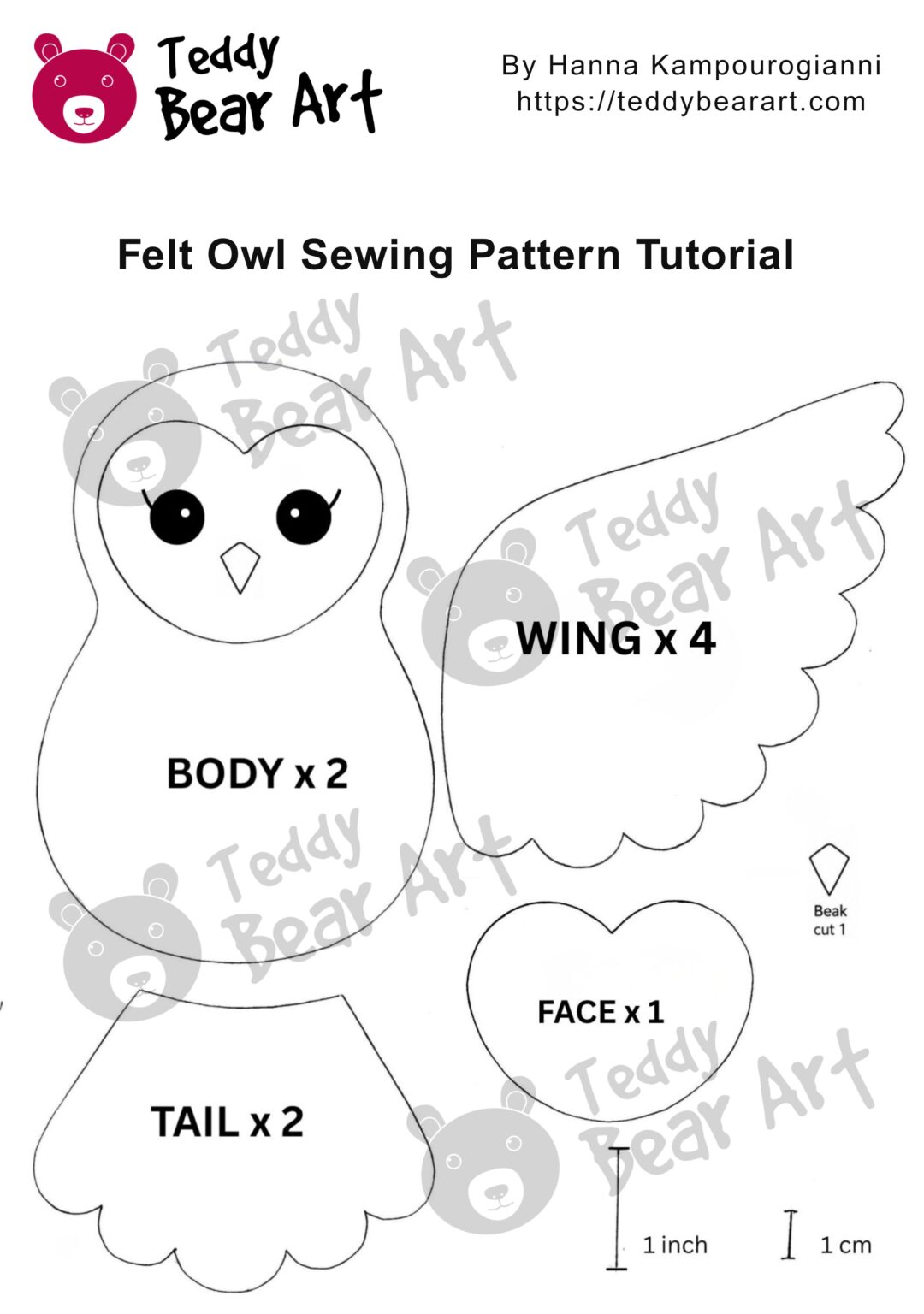 3 Free Felt Animal Patterns for Winter Crafts