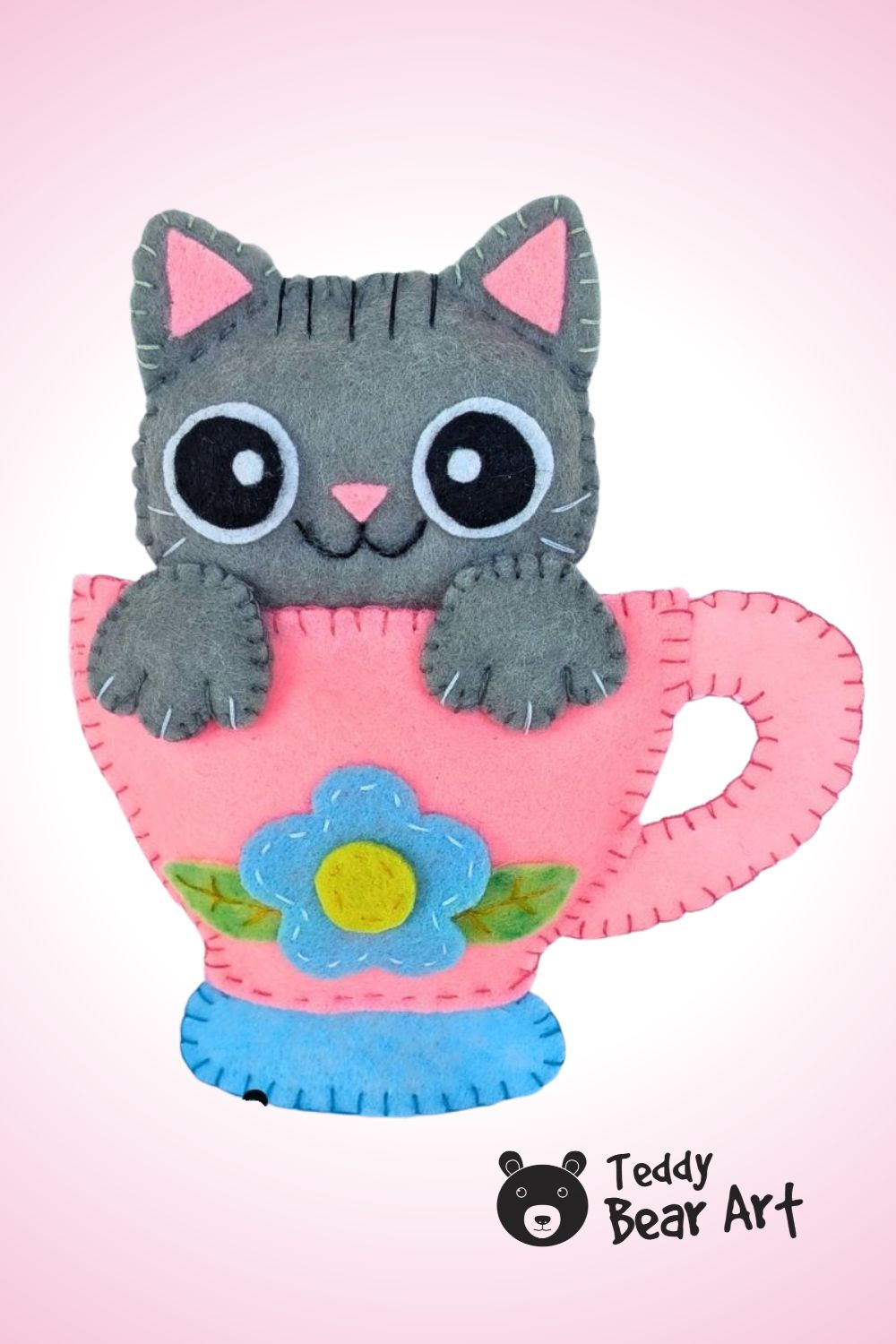 3 Free Felt Cat Patterns: Easy Projects to Sew by Hand